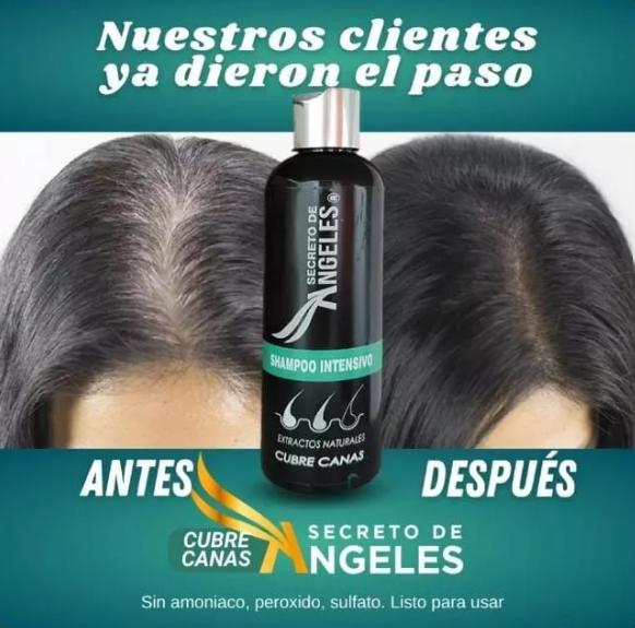 Shampoo Cubre Canas + Colágeno & Exfoliante GRATIS