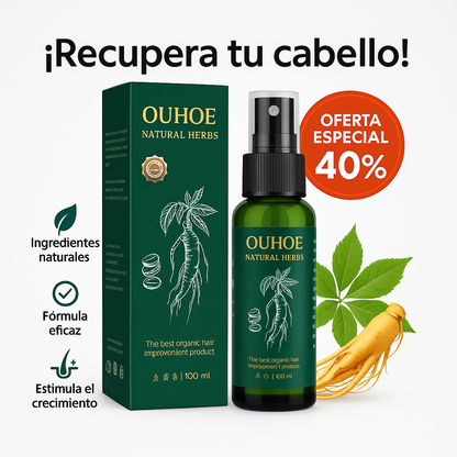 Spray Capilar OUHOE – Crecimiento Acelerado y Anticaída
