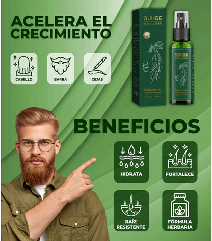 Spray Capilar OUHOE – Crecimiento Acelerado y Anticaída